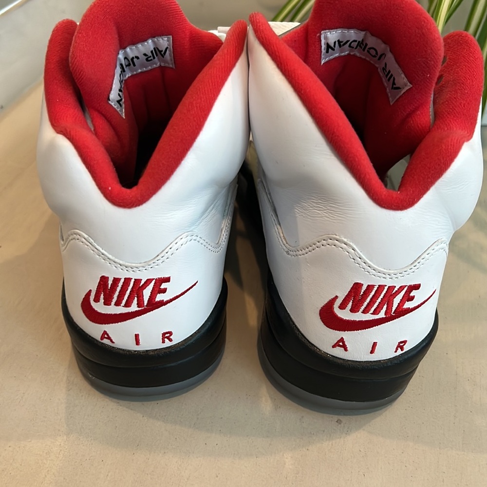 Nike Air Jordan 5 Retro “Fire Red” Sneakers - Picture 6 of 11